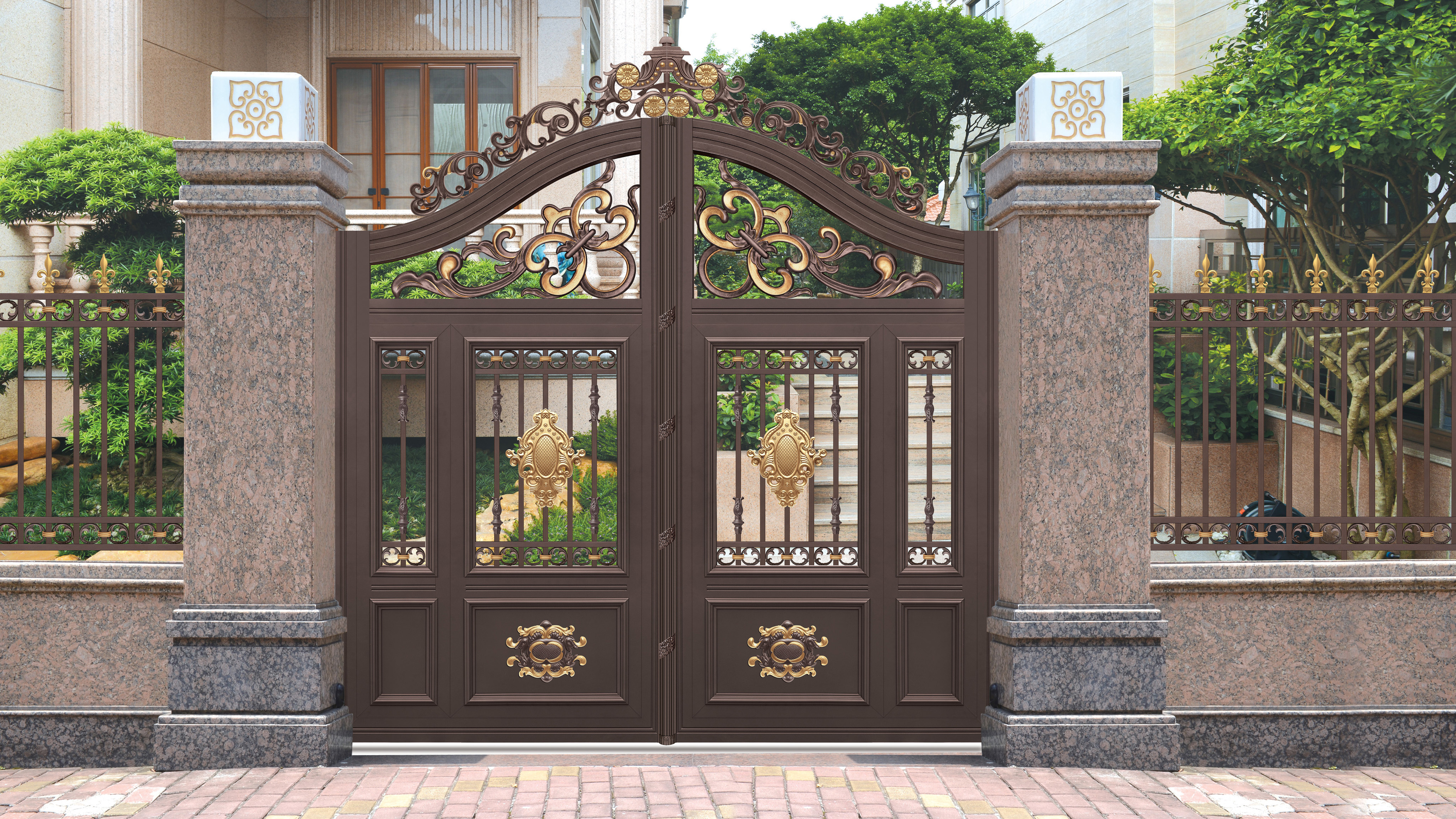 别墅庭院围墙大门的表面处理工艺你了解吗？