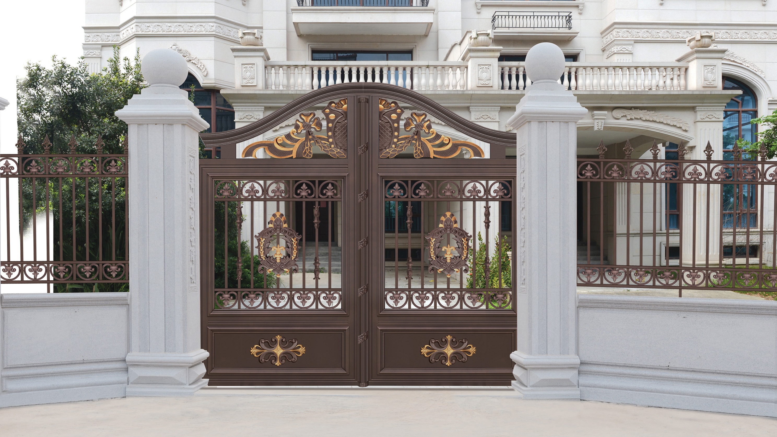 别墅铝艺庭院大门相对于其他材质门来说有哪些优势？