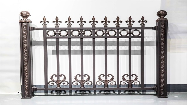 铝艺围墙庭院护栏的工艺特点与安装讲究你了解吗？