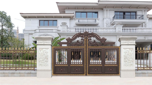 铝艺围墙庭院大门——传统艺术装饰风格的创新