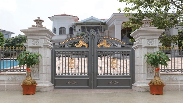 铝艺别墅庭院大门和铁艺大门、铜门之间有什么区别？