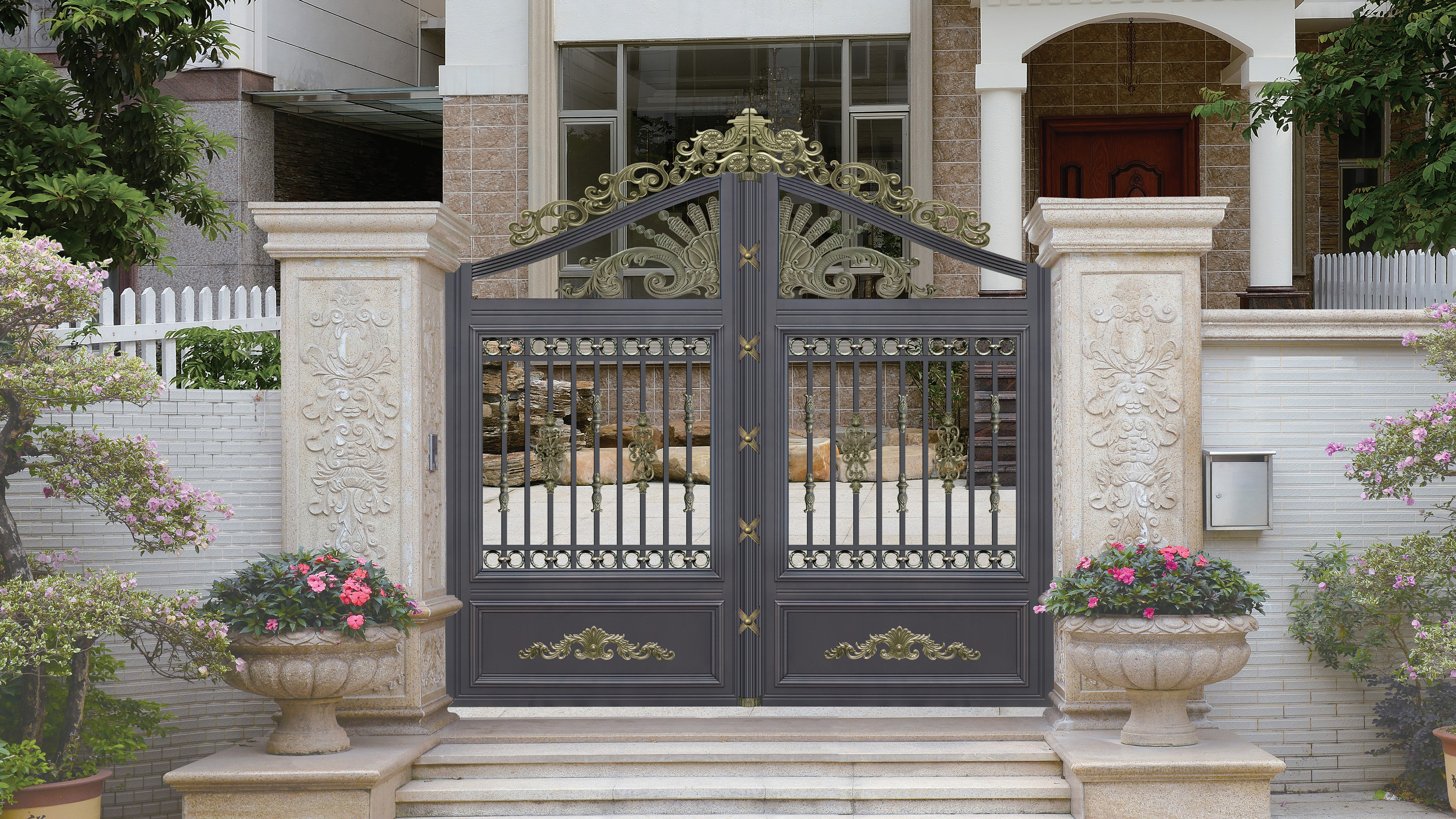 你知道家用别墅庭院大门选择什么材质好？